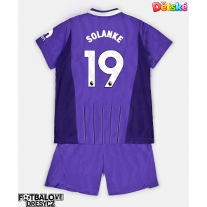 Tottenham Hotspur Dominic Solanke #19 Dětské Alternativní dres komplet 2026-27 Krátký Rukáv (+ trenýrky)